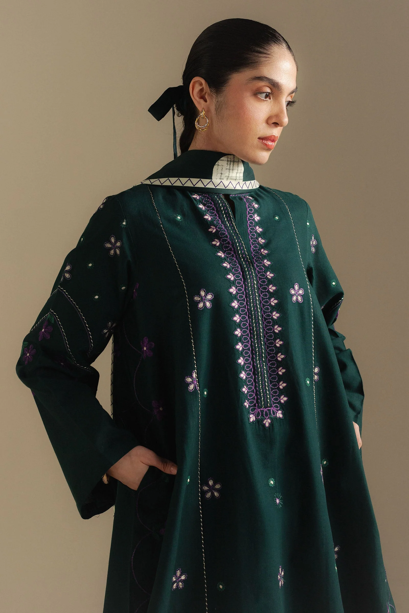 Zara Shahjahan Fawn-8A Coco Winter Collection 2025 - Image 2
