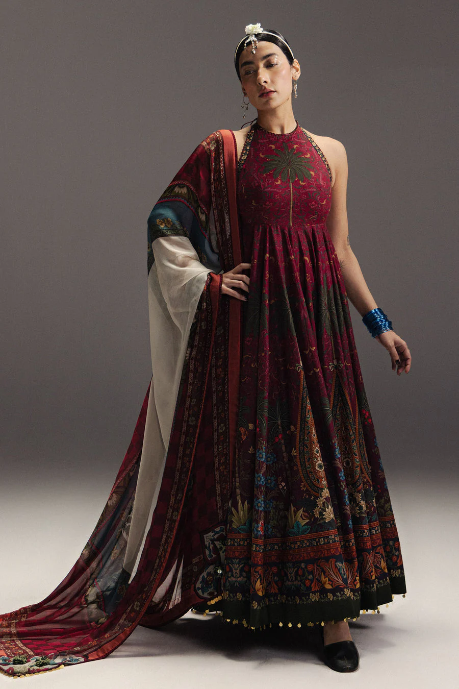 Zara Shahjahan Firdaus-D6 Anarkali Collection 2026