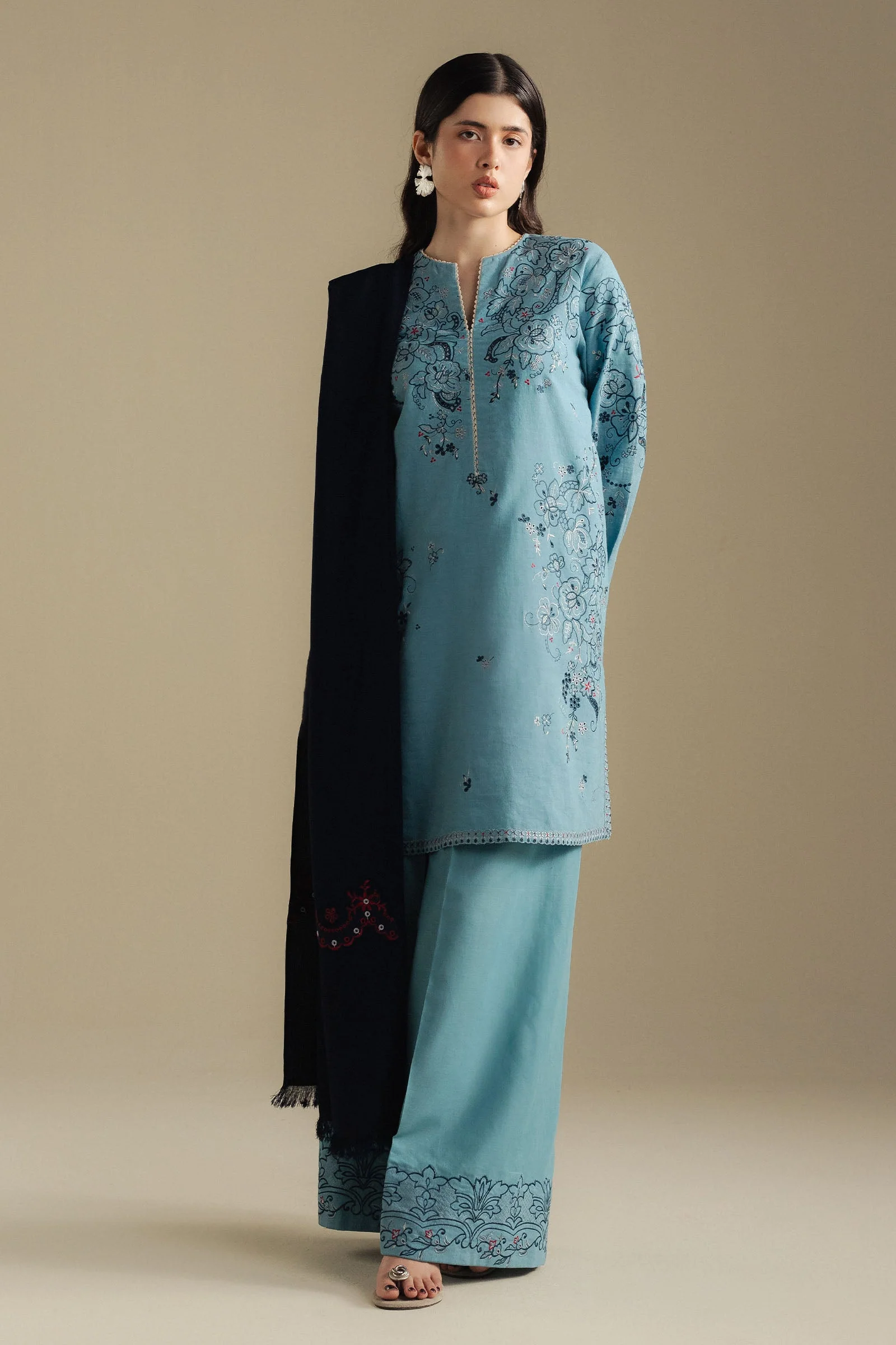 Zara Shahjahan Laurel-9B Coco Winter Collection 2025