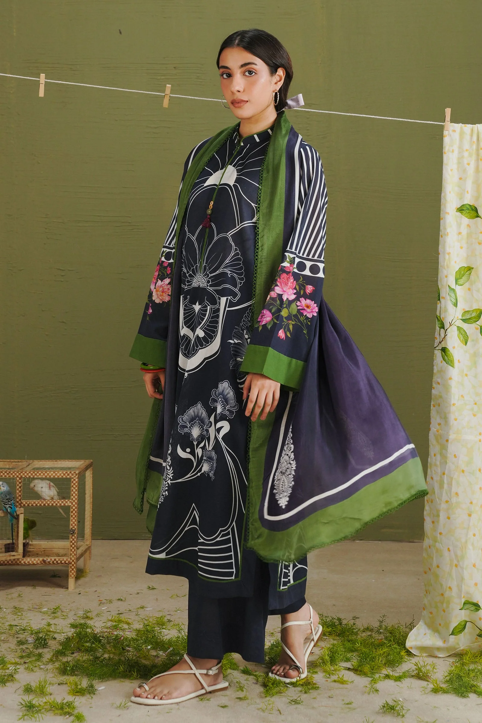 Zara Shahjahan Raya-10B Coco Prints Drop 1 2026 - Image 2