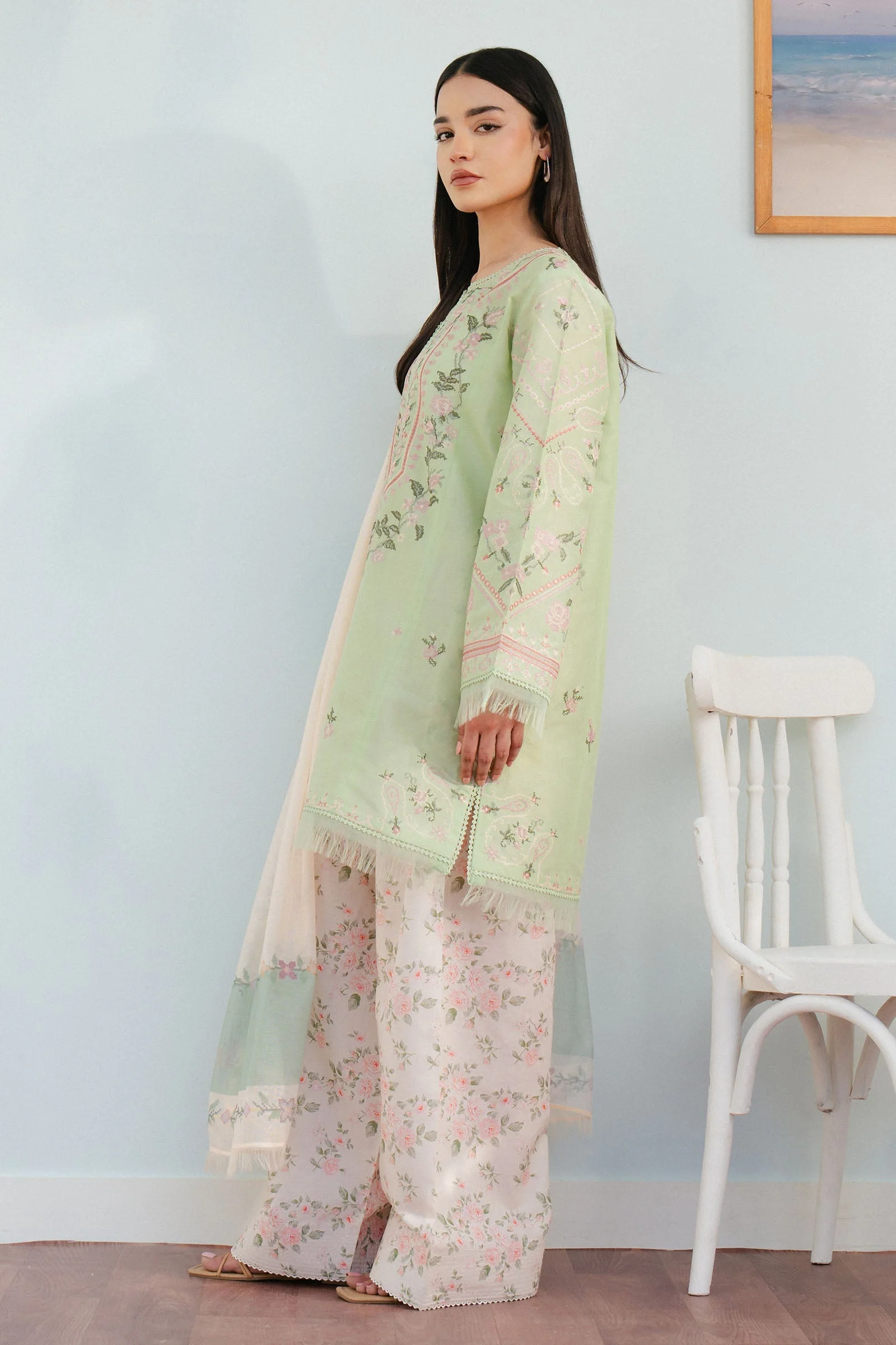 Zara Shahjahan Serene-2A Coco Lawn
 2025 - Image 2