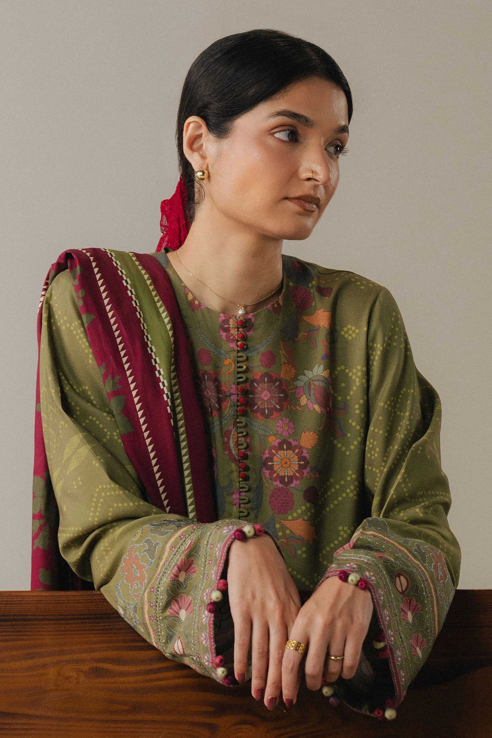 Zara Shahjahan Terracotta Sky-9A Coco Prints Edit V 2025