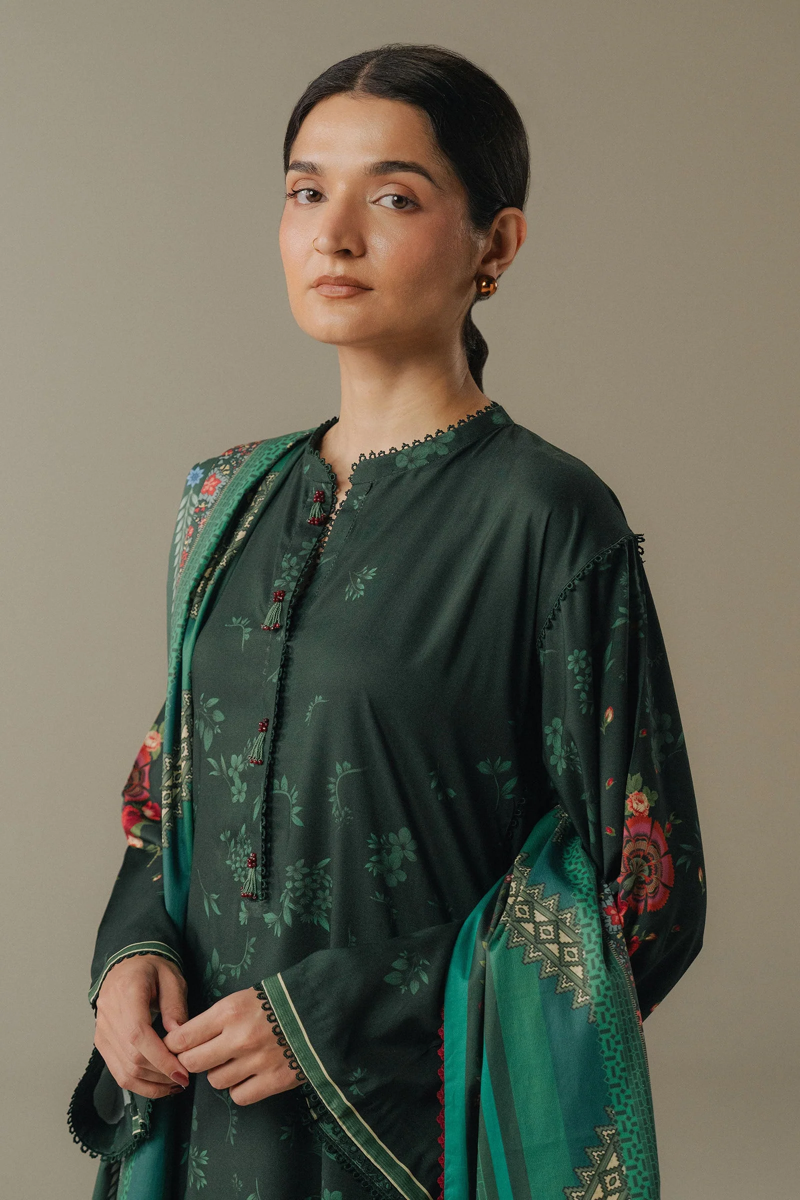 Zara Shahjahan Wild Fern-2A Coco Prints Edit V 2025