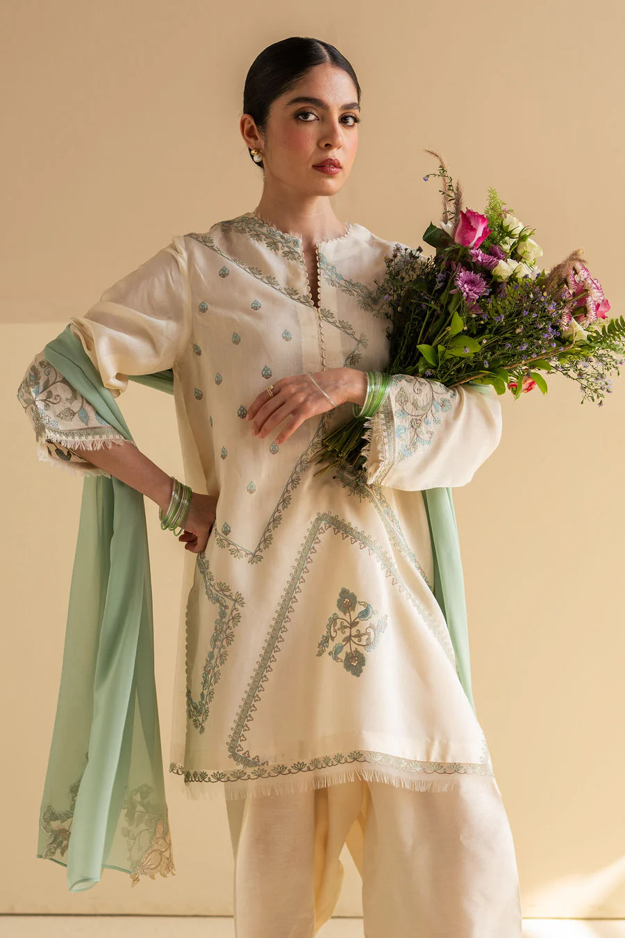 Zara Shahjahan ZC-2097 Fall Pret 2024 - Image 2