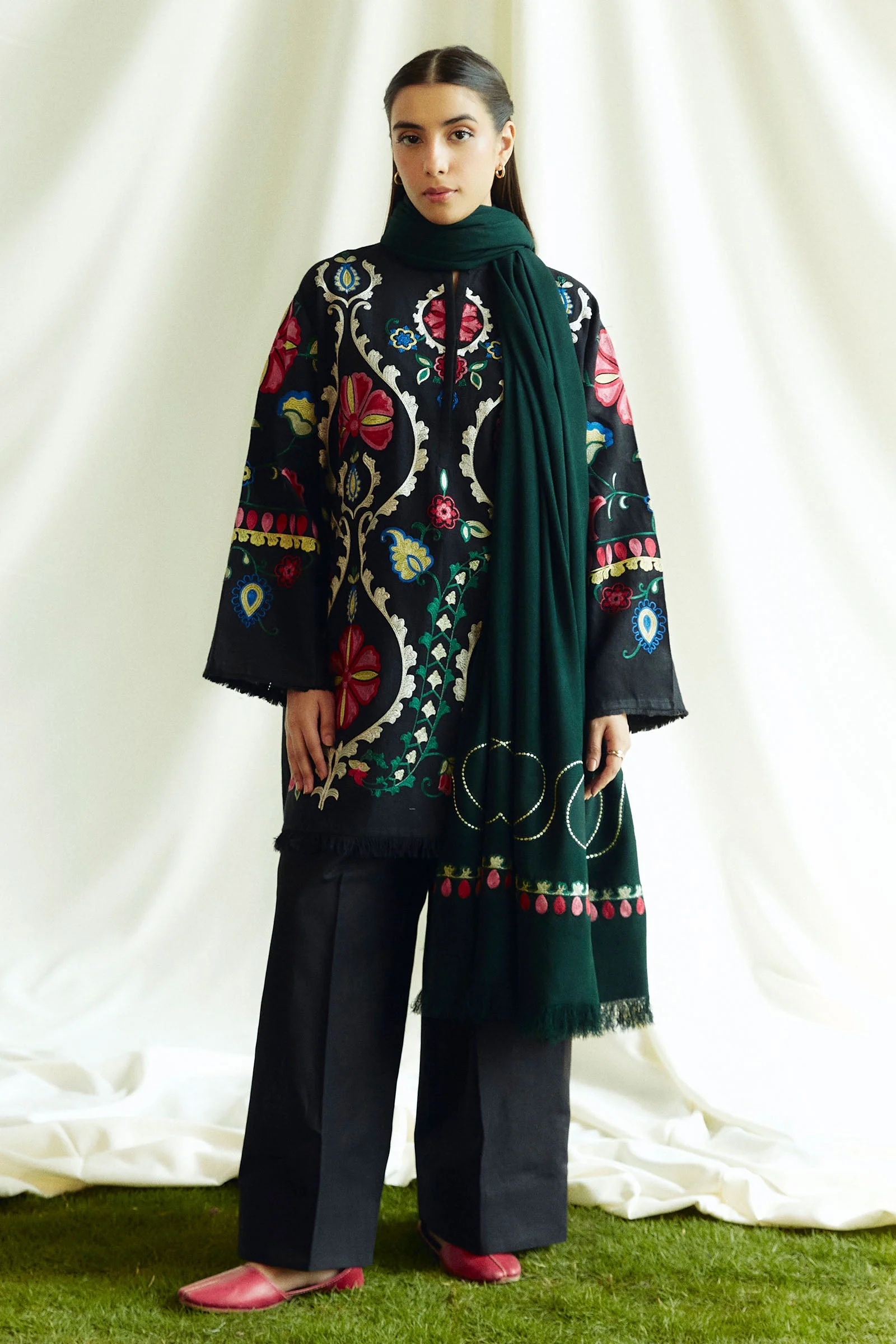 Zara Shahjahan ZW24-1B Coco Winter Collection 2024