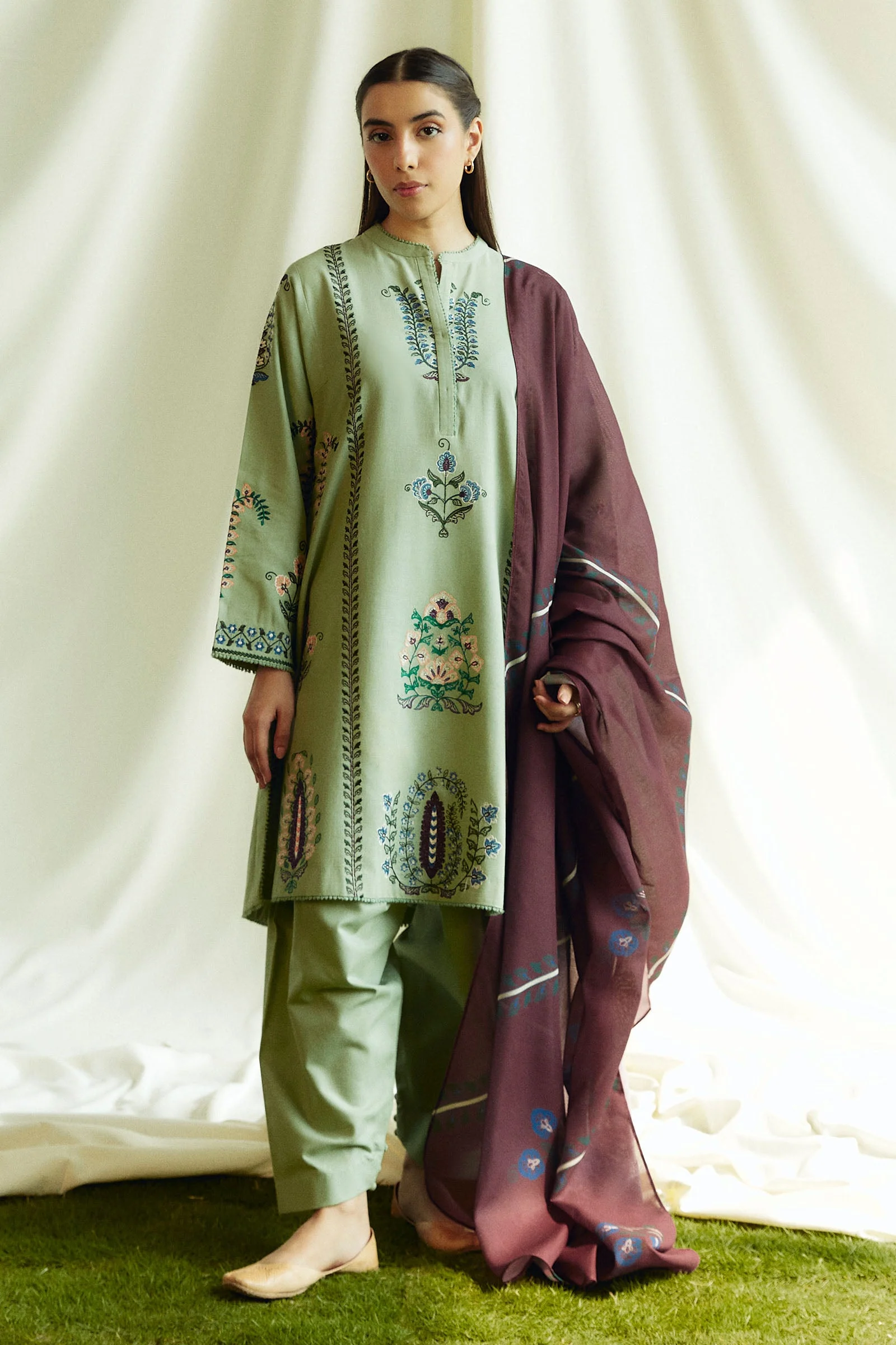 Zara Shahjahan ZW24-3B Coco Winter Collection 2024