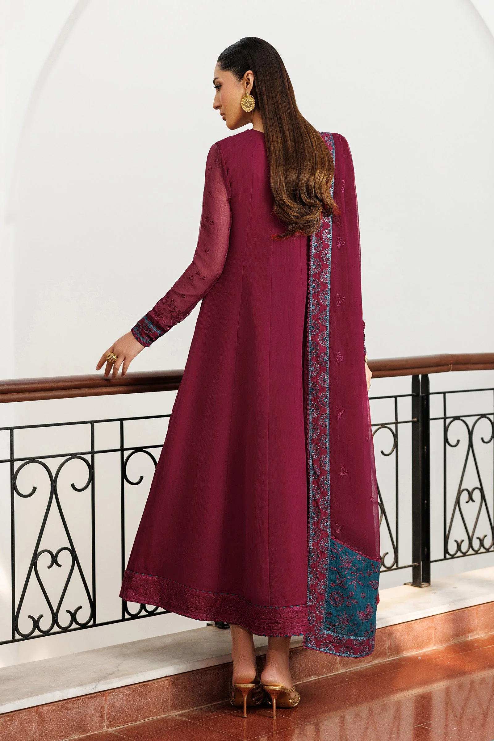 Zarif Mahal Nourah Chiffon Collection 2026 - Image 2