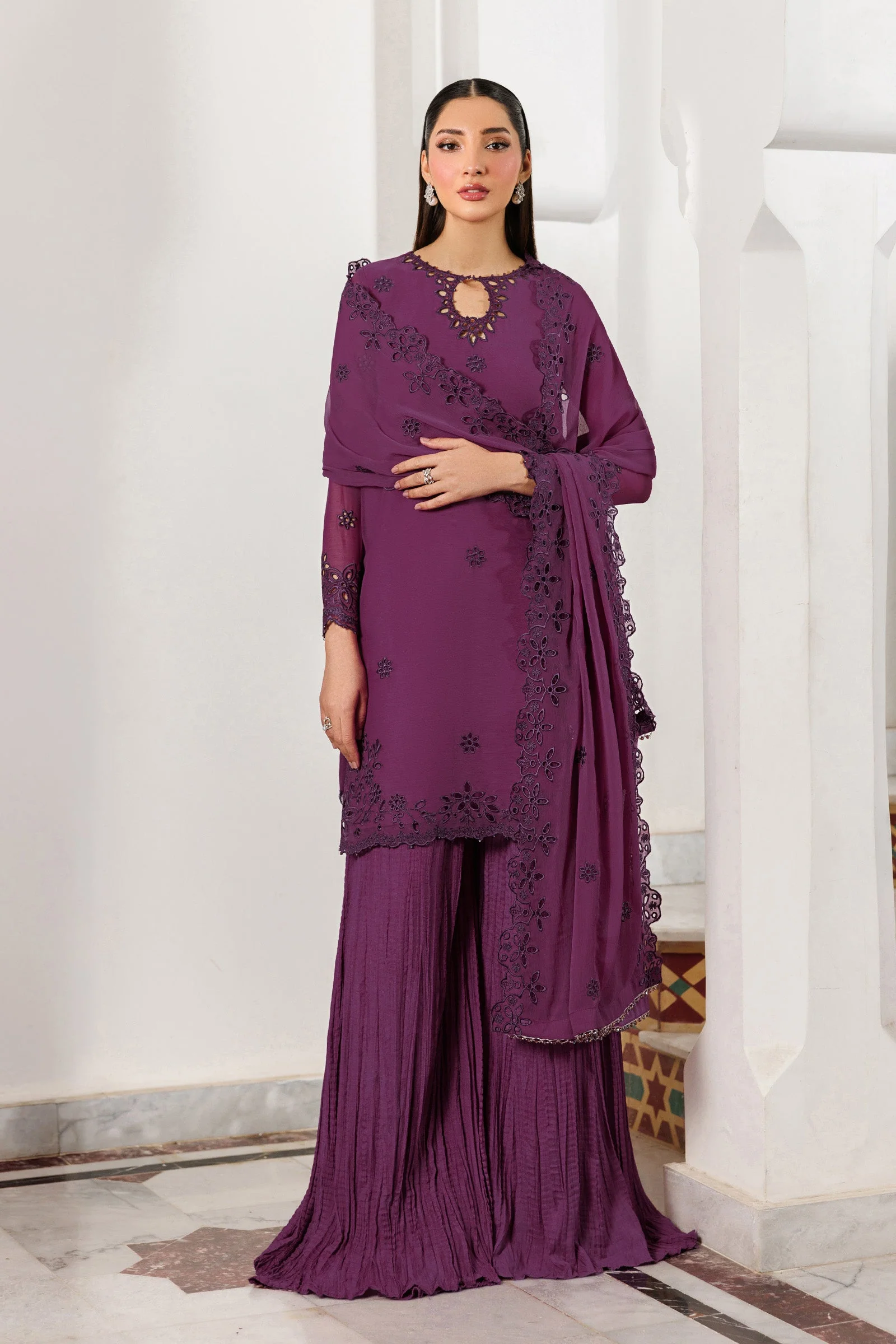 Zarif Wadhai Nourah Chiffon Collection 2026
