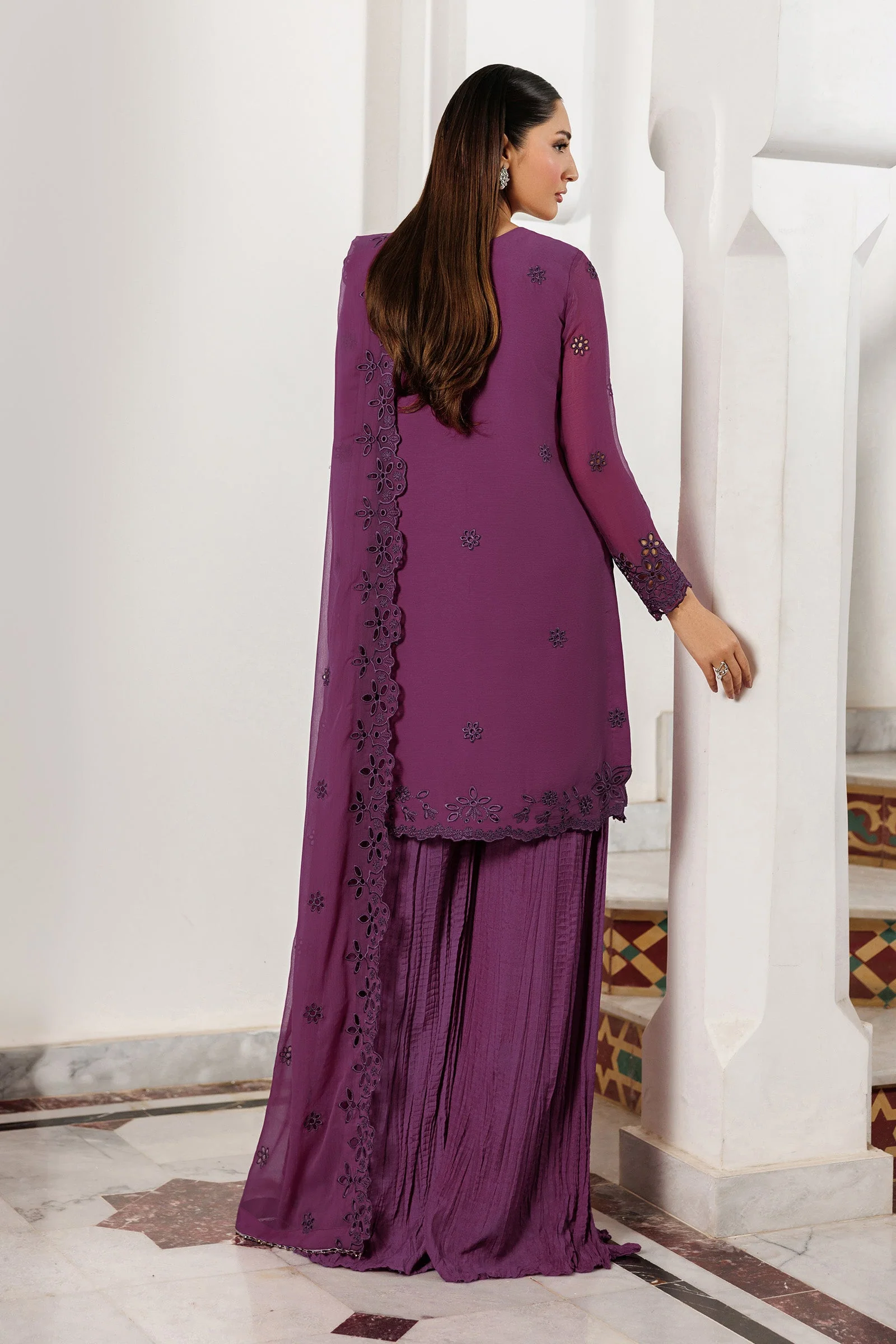 Zarif Wadhai Nourah Chiffon Collection 2026 - Image 2