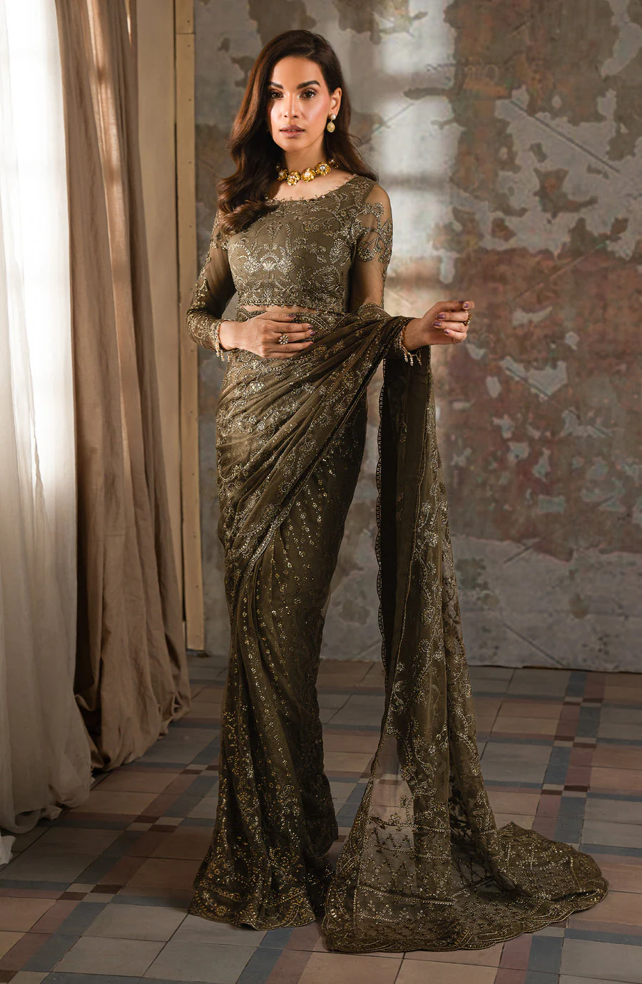 Zarif ZEF 07 Jazab Emirah Chiffon Collection 2024 - Image 2