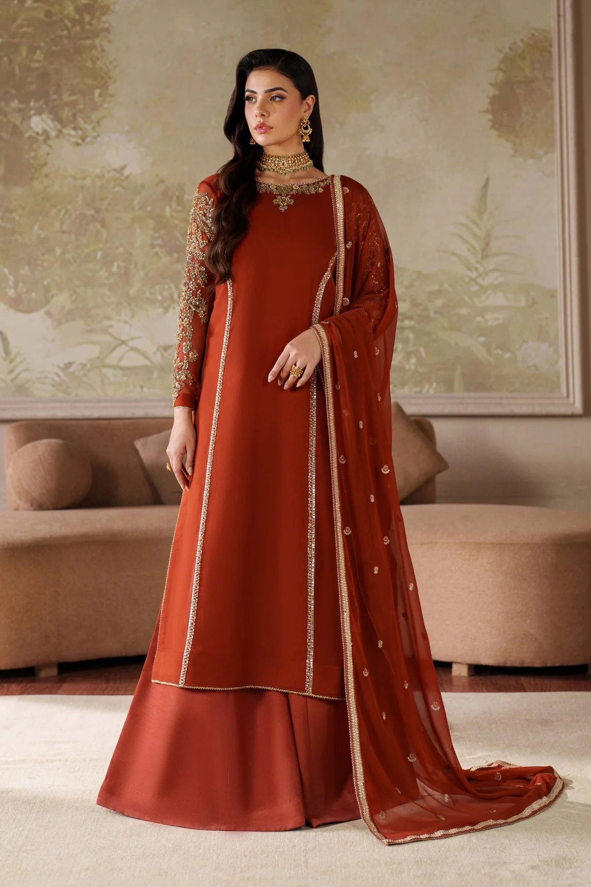 Zarif ZRF-SHE-03 Farheen Saheera Silk Festive 2025