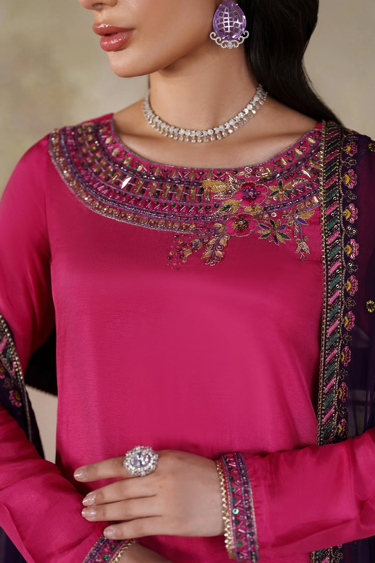 Zarif ZRF-SHE-04 Haneera Saheera Silk Festive 2025 - Image 2