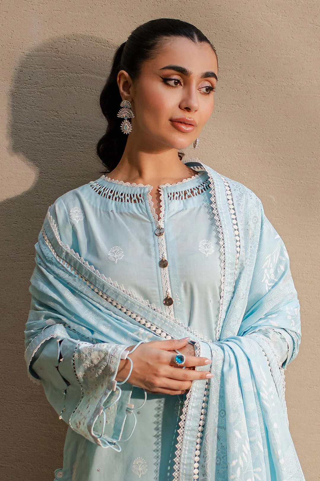 Zellbury Design # 0709 Chikankari 2025 - Image 2