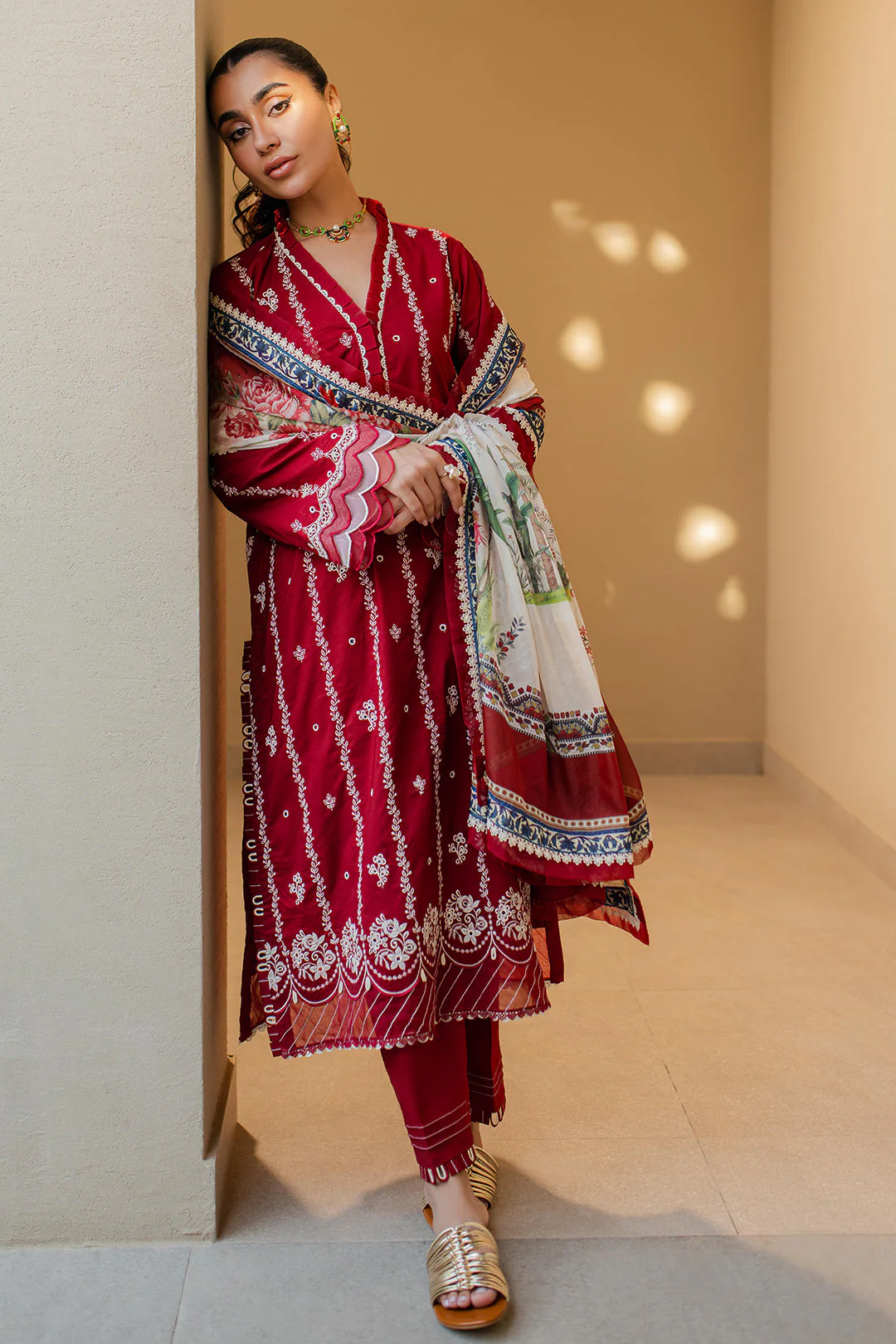 Zellbury Design # 0710 Chikankari 2025 - Image 2