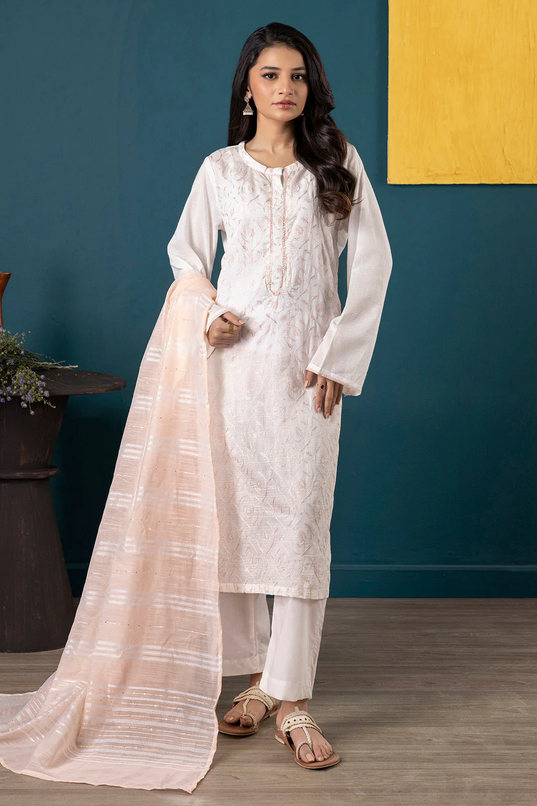 Zellbury Embroidered Kurta Dupatta Trouser - 1933 Essential Summer Pret 2026