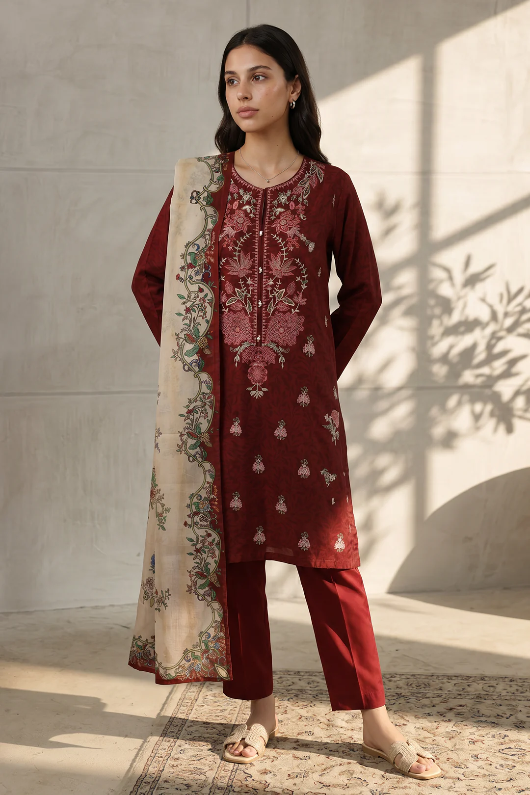 Zellbury Embroidered Kurta Dupatta Trouser - 1957 Essential Summer Pret 2026