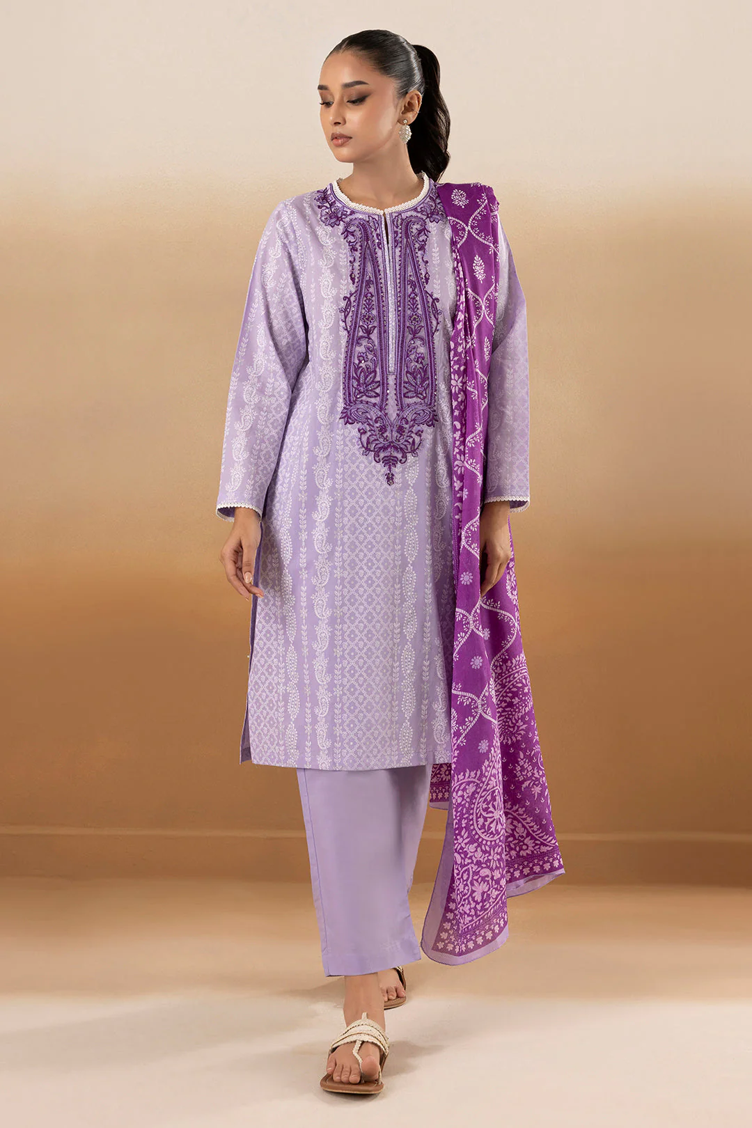 Zellbury Embroidered Kurta Dupatta Trouser - 1967 Essential Summer Pret 2026