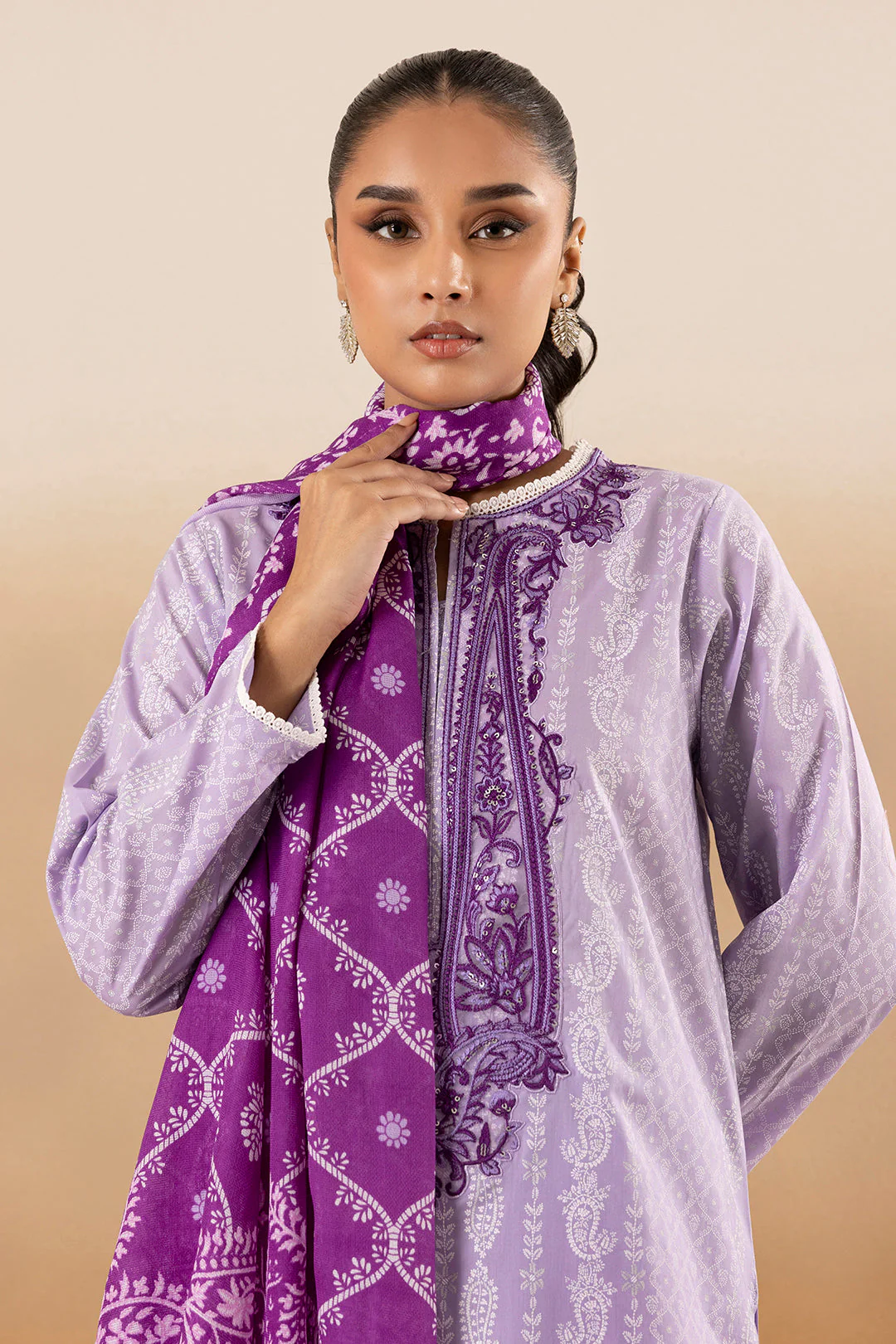 Zellbury Embroidered Kurta Dupatta Trouser - 1967 Essential Summer Pret 2026 - Image 2