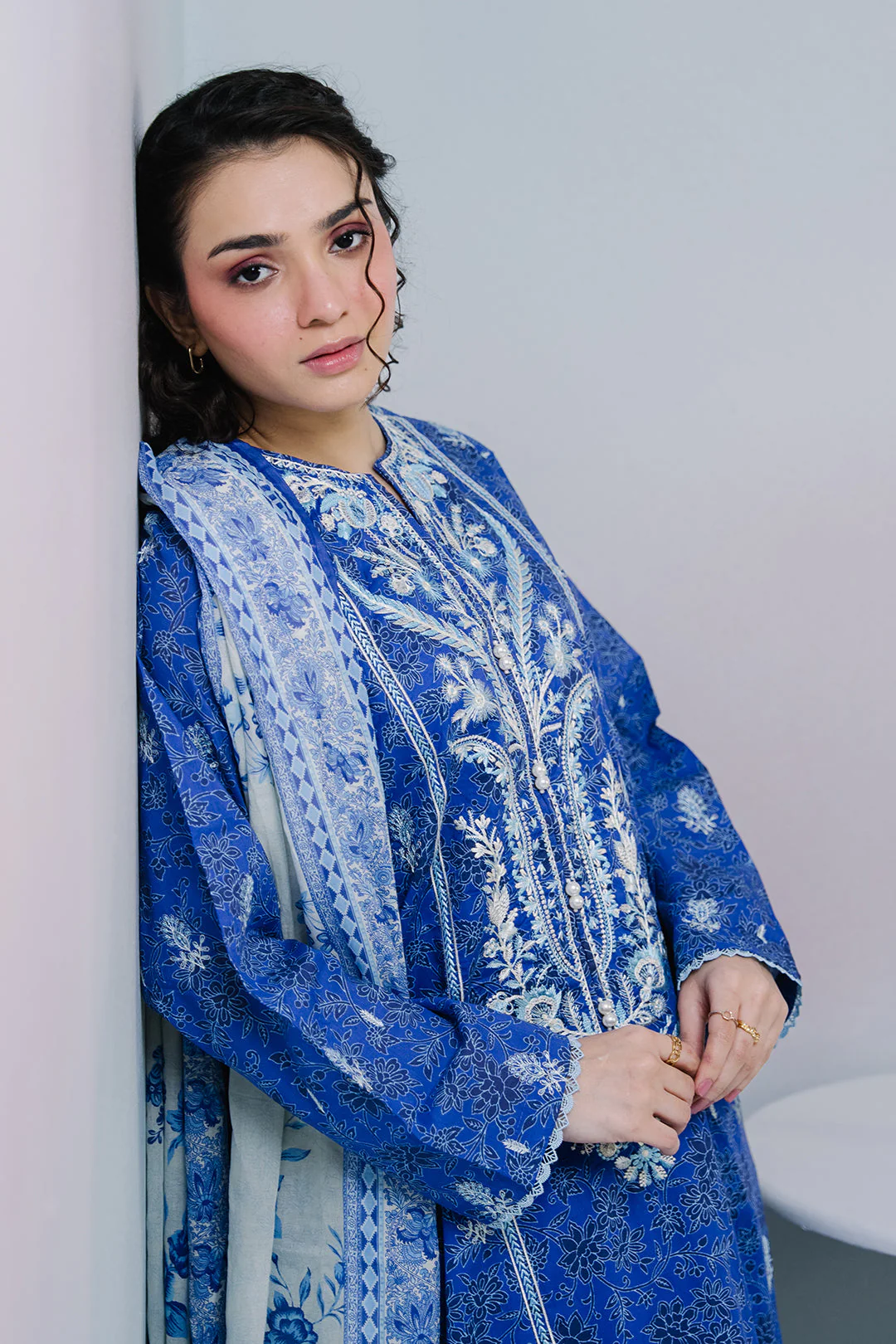 Zellbury Embroidered Kurta Dupatta Trouser - 2315 Essential Summer Pret 2026 - Image 2