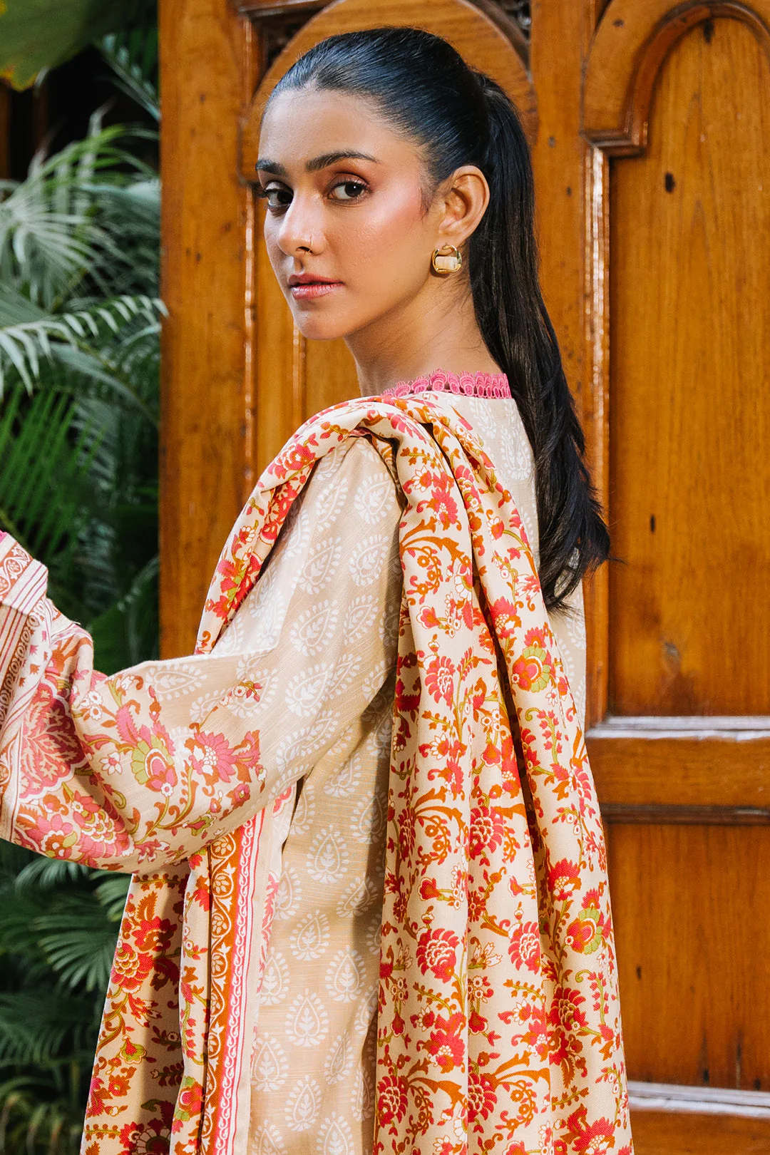 Zellbury Embroidered Shirt Dupatta - 0179 Essential Winter Collection 2025 - Image 2
