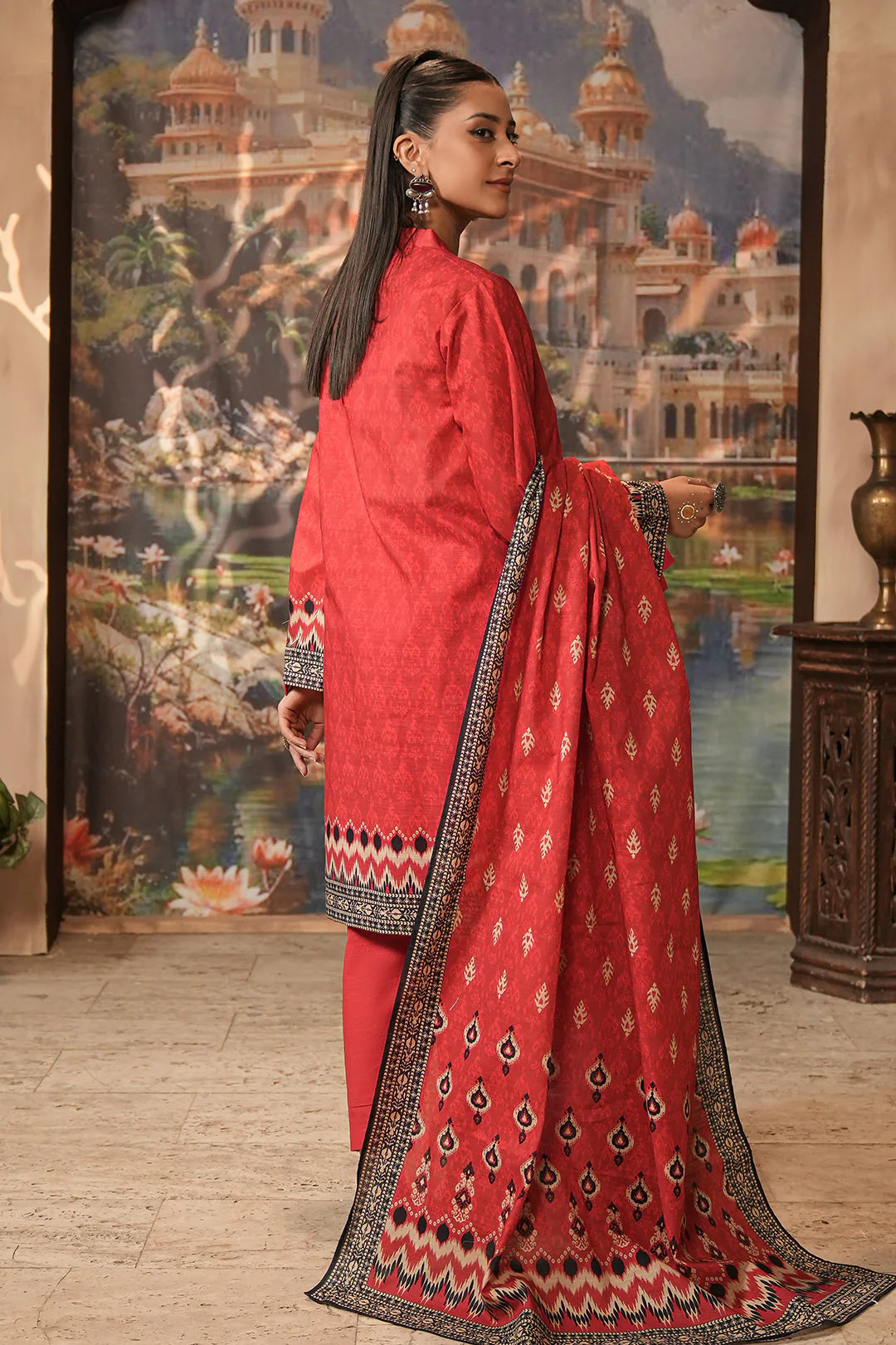Zellbury Embroidered Shirt Dupatta - 0436 Essential Winter Collection 2025 - Image 2