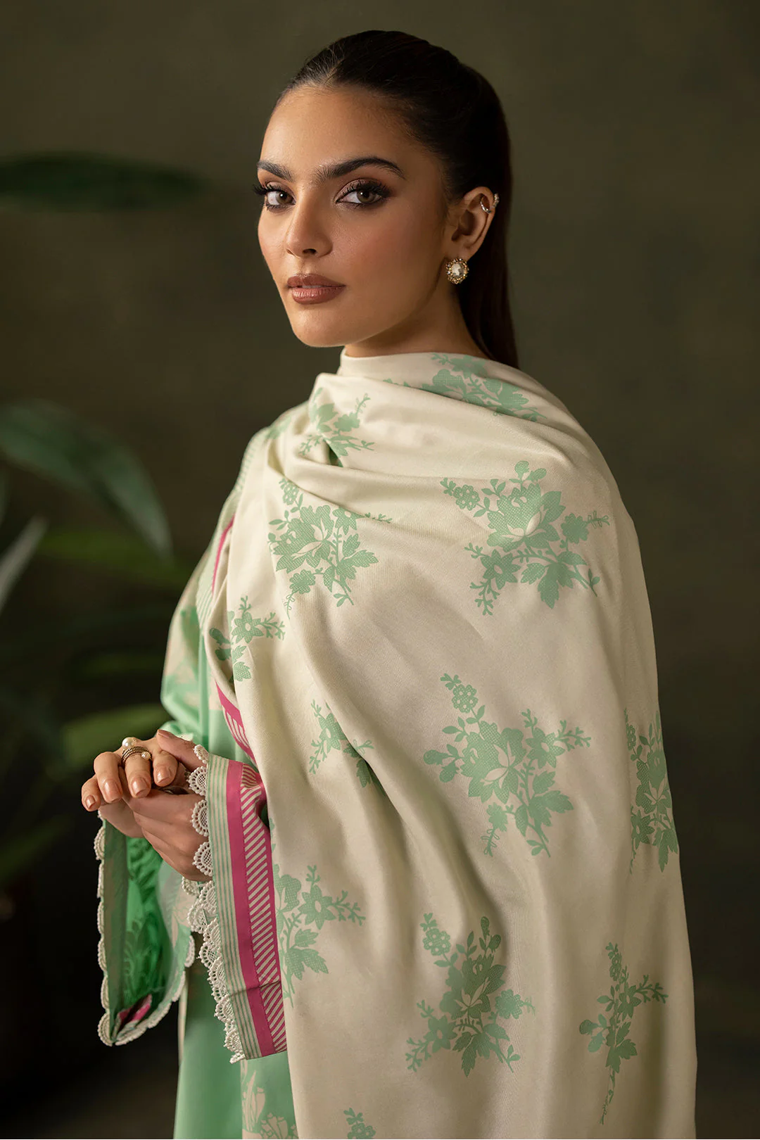 Zellbury Embroidered Shirt Shalwar Dupatta - 0224 Essential Winter Collection 2025 - Image 2