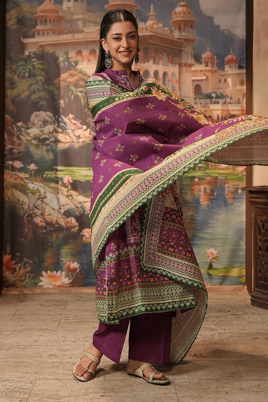 Zellbury Embroidered Shirt Shalwar Dupatta - 0403 Essential Winter Collection 2025 - Image 2