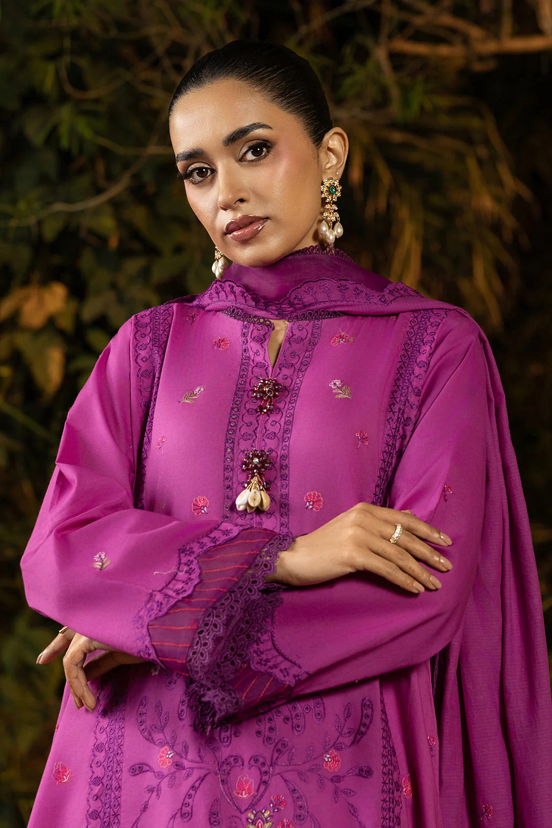 Zellbury Embroidered Shirt Shalwar Dupatta - 0507 Summer Collection Essential 2026 - Image 2