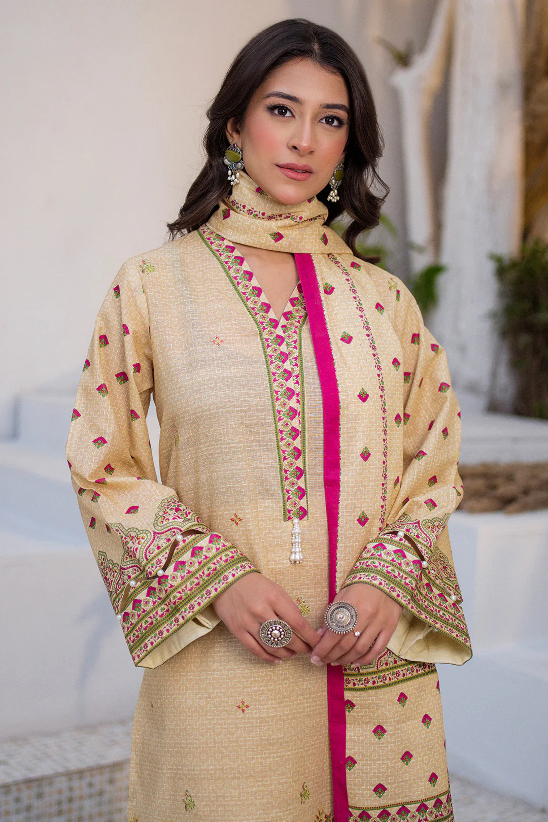 Zellbury Embroidered Shirt Shalwar Dupatta - 0537 Essential Winter Collection 2025 - Image 2