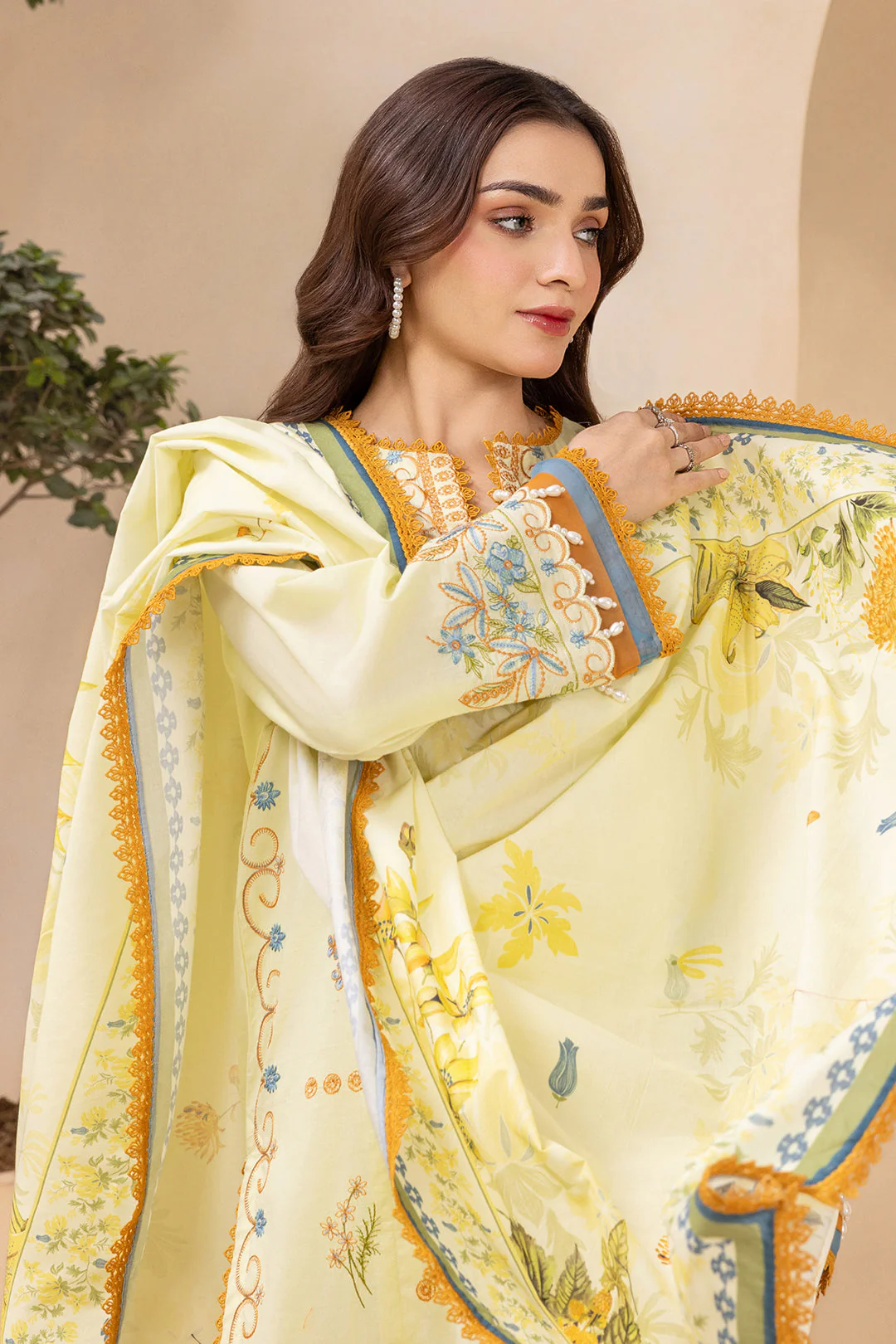 Zellbury Embroidered Shirt Shalwar Dupatta - 0570 Summer Collection Essential 2026 - Image 2