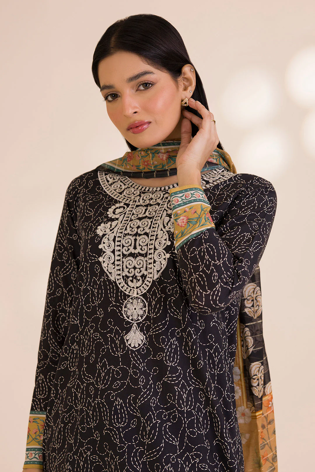 Zellbury Embroidered Shirt Shalwar Dupatta - 0595 Summer Collection Essential 2026 - Image 2