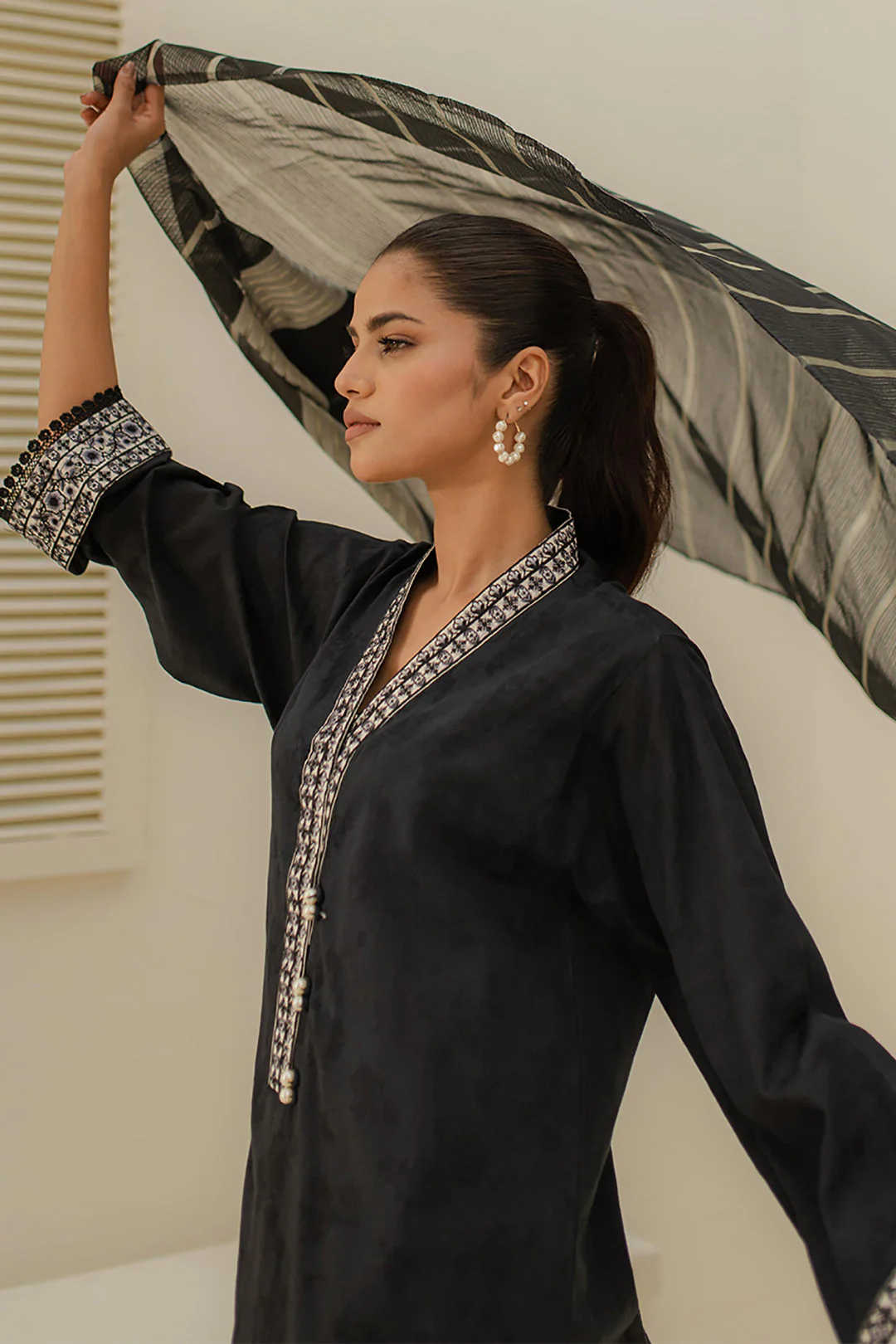 Zellbury Embroidered Shirt Shalwar Dupatta - 1768 Summer Collection Essential 2026 - Image 2