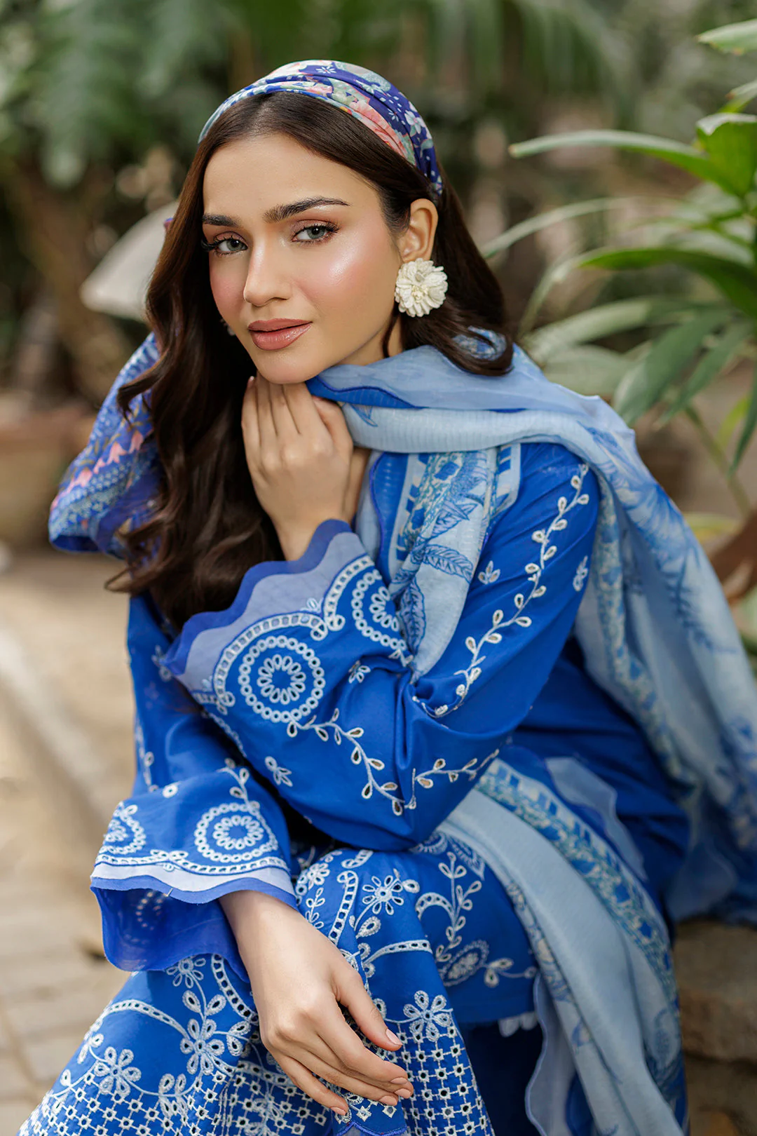 Zellbury Embroidered Shirt Shalwar Dupatta - 4043 Chikankari Collection 2026 - Image 2