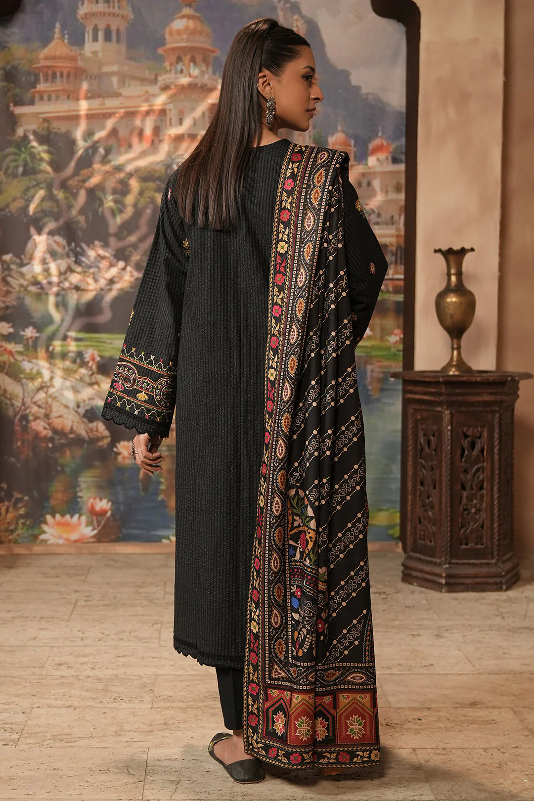 Zellbury Embroidered Shirt Shalwar Shawl - 0482 Essential Winter Collection 2025 - Image 2