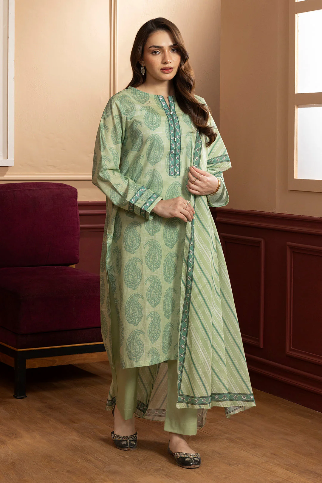 Zellbury Kurta Dupatta Trouser - 1946 Essential Summer Pret 2026