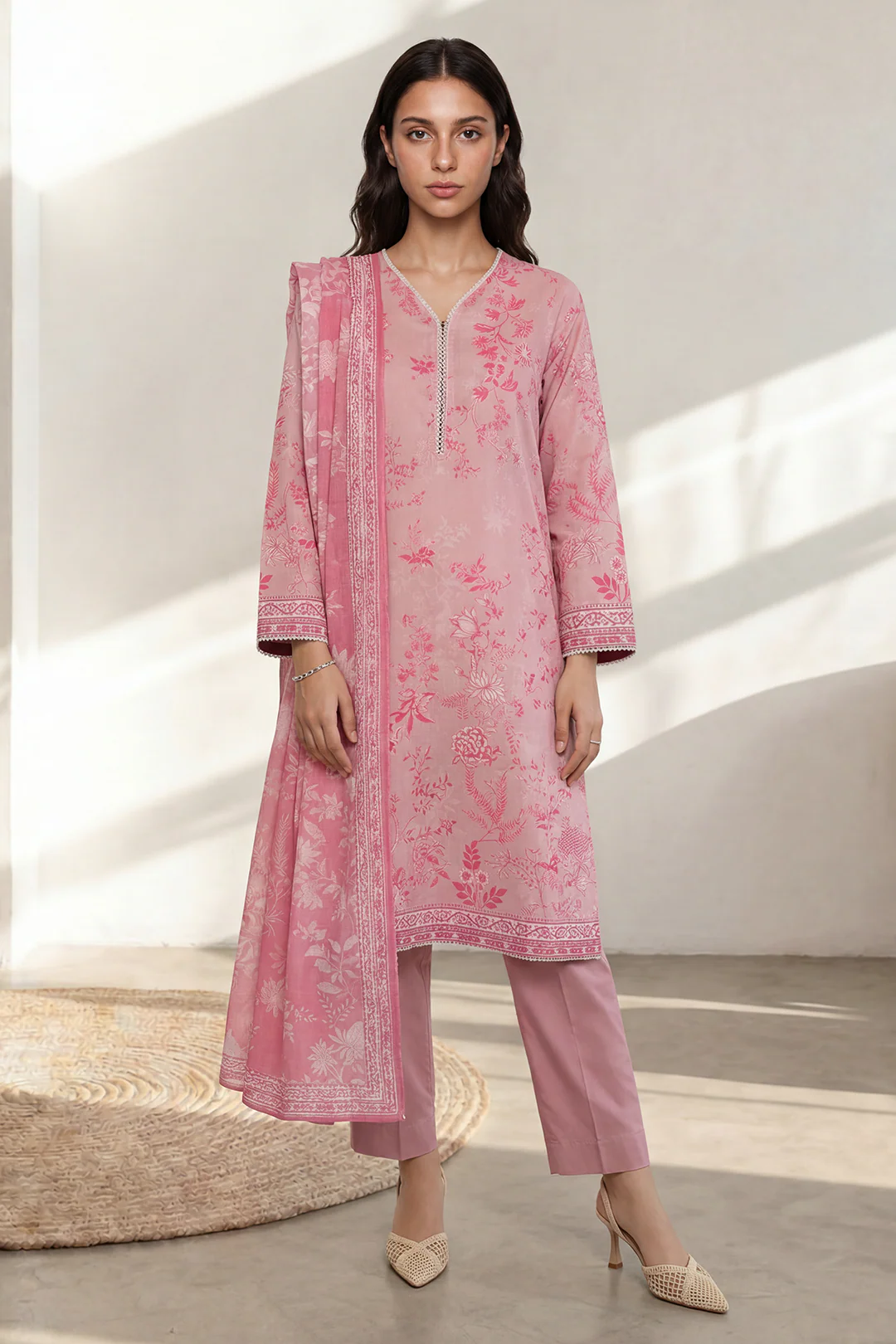 Zellbury Kurta Dupatta Trouser - 1948 Essential Summer Pret 2026