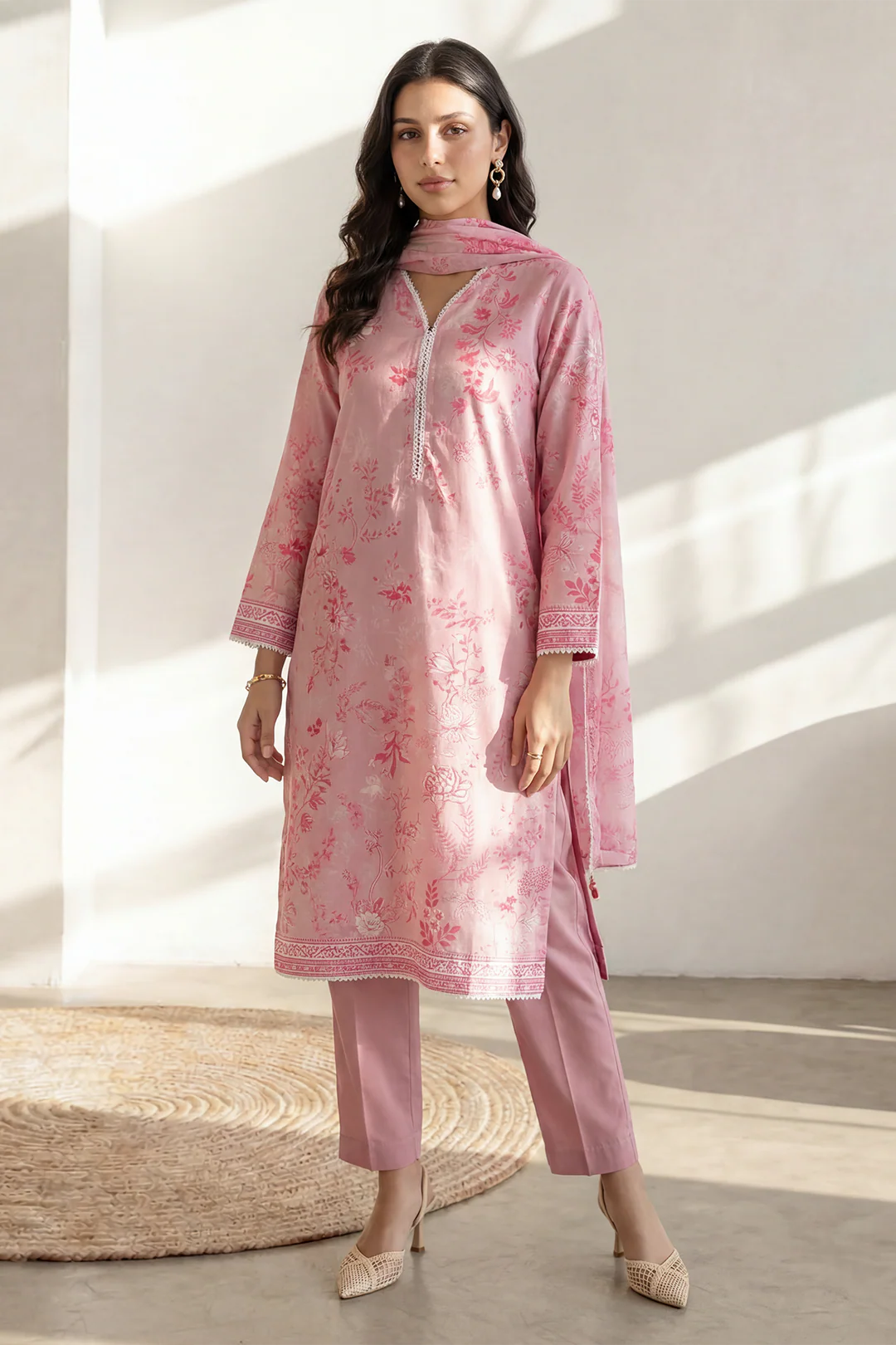 Zellbury Kurta Dupatta Trouser - 1948 Essential Summer Pret 2026 - Image 2