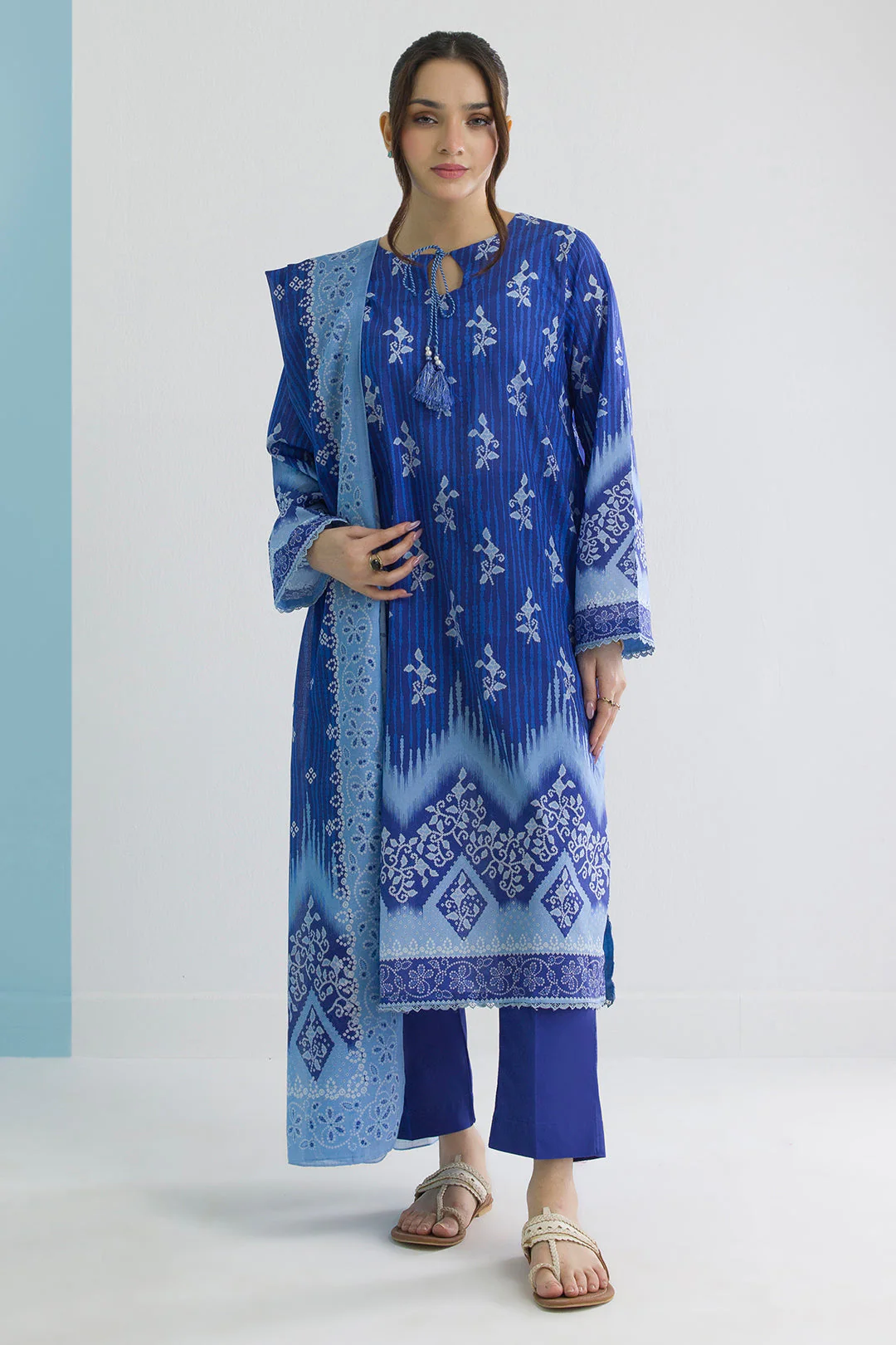 Zellbury Kurta Dupatta Trouser - 2134 Essential Summer Pret 2026