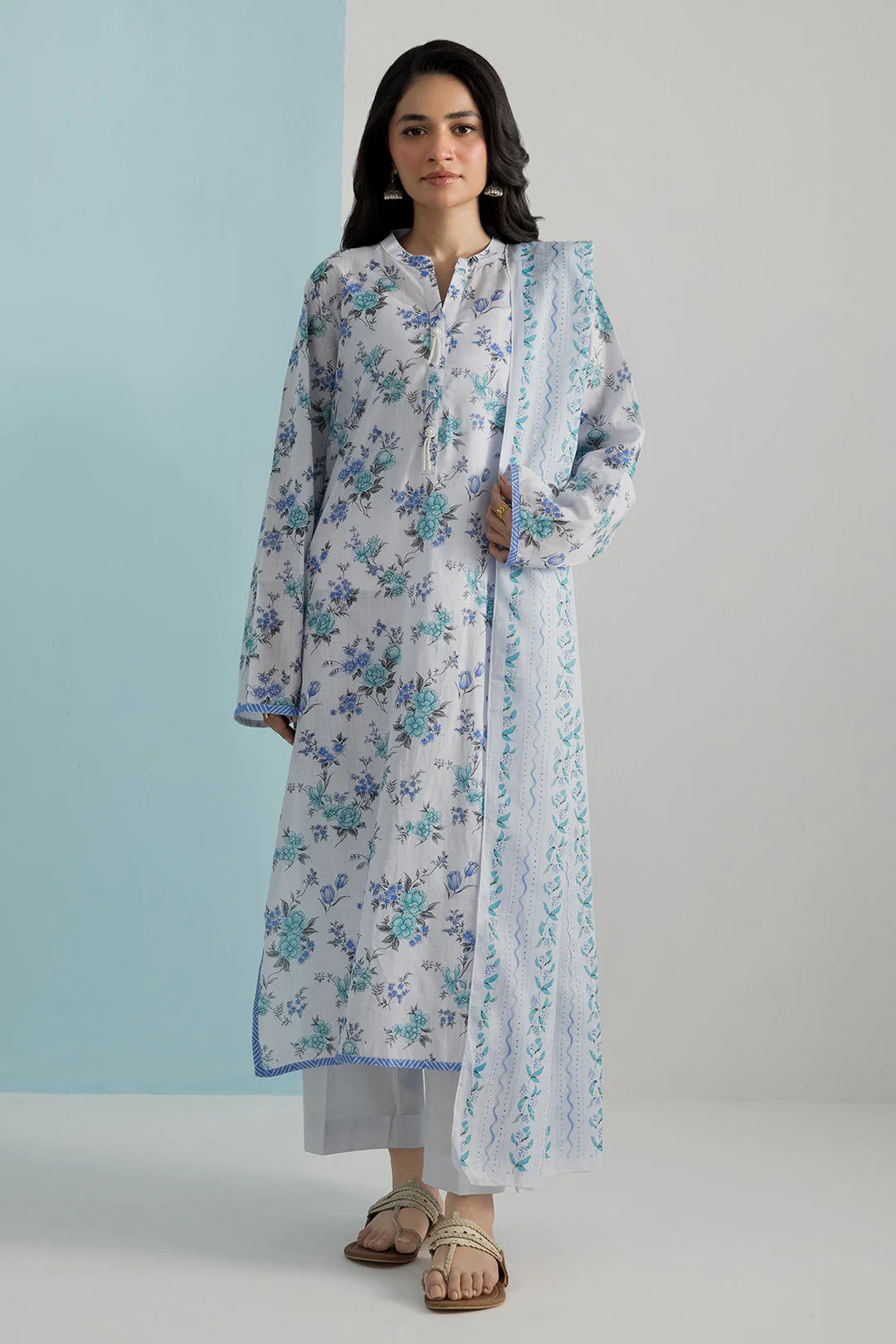 Zellbury Kurta Dupatta Trouser - 2154 Essential Summer Pret 2026