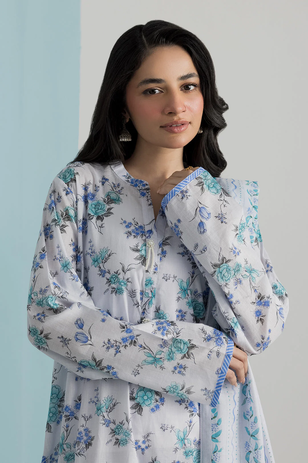 Zellbury Kurta Dupatta Trouser - 2154 Essential Summer Pret 2026 - Image 2