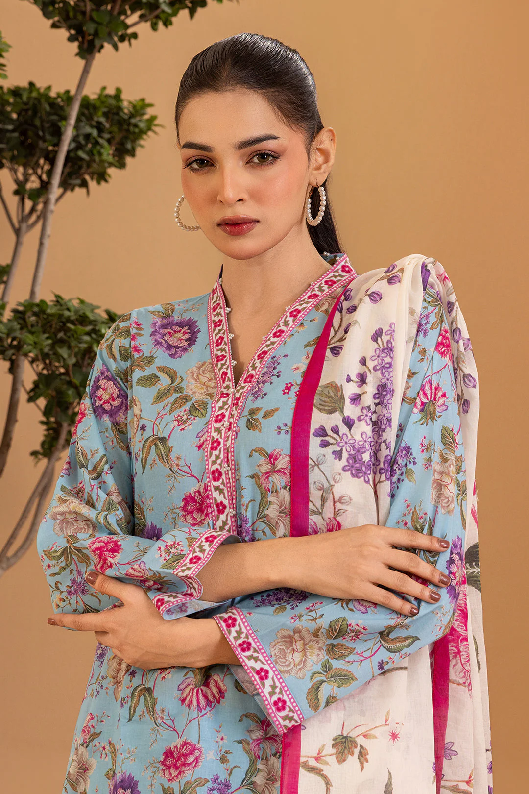 Zellbury Kurta Dupatta Trouser - 2163 Essential Summer Pret 2026 - Image 2
