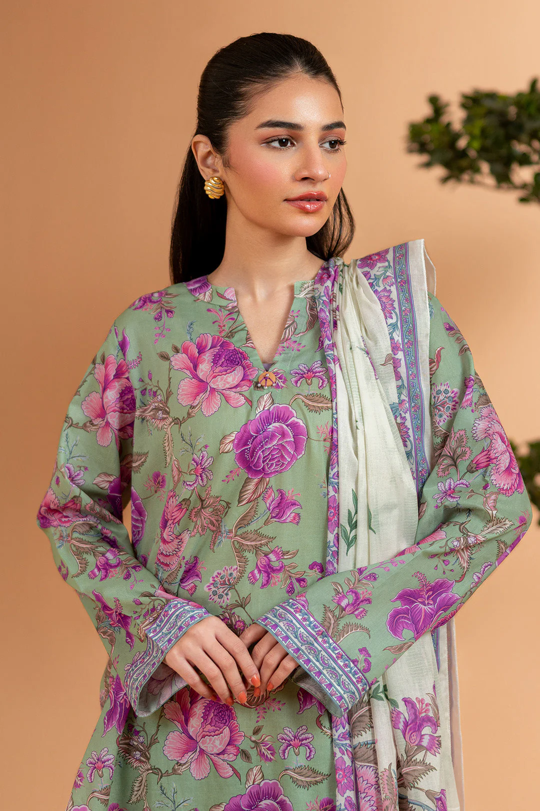 Zellbury Kurta Dupatta Trouser - 2165 Essential Summer Pret 2026 - Image 2