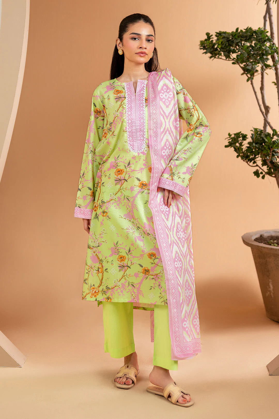Zellbury Kurta Dupatta Trouser - 2168 Essential Summer Pret 2026