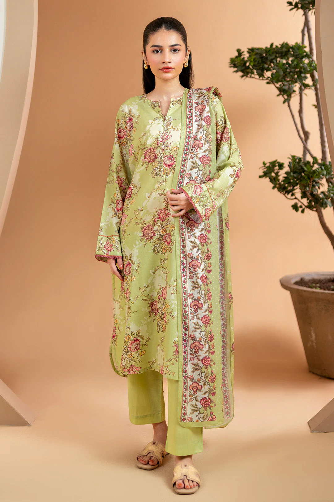 Zellbury Kurta Dupatta Trouser - 2177 Essential Summer Pret 2026