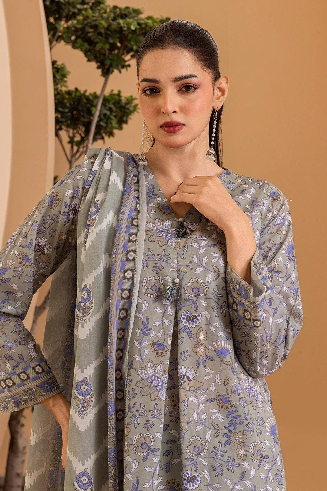 Zellbury Kurta Dupatta Trouser - 2180 Essential Summer Pret 2026 - Image 2