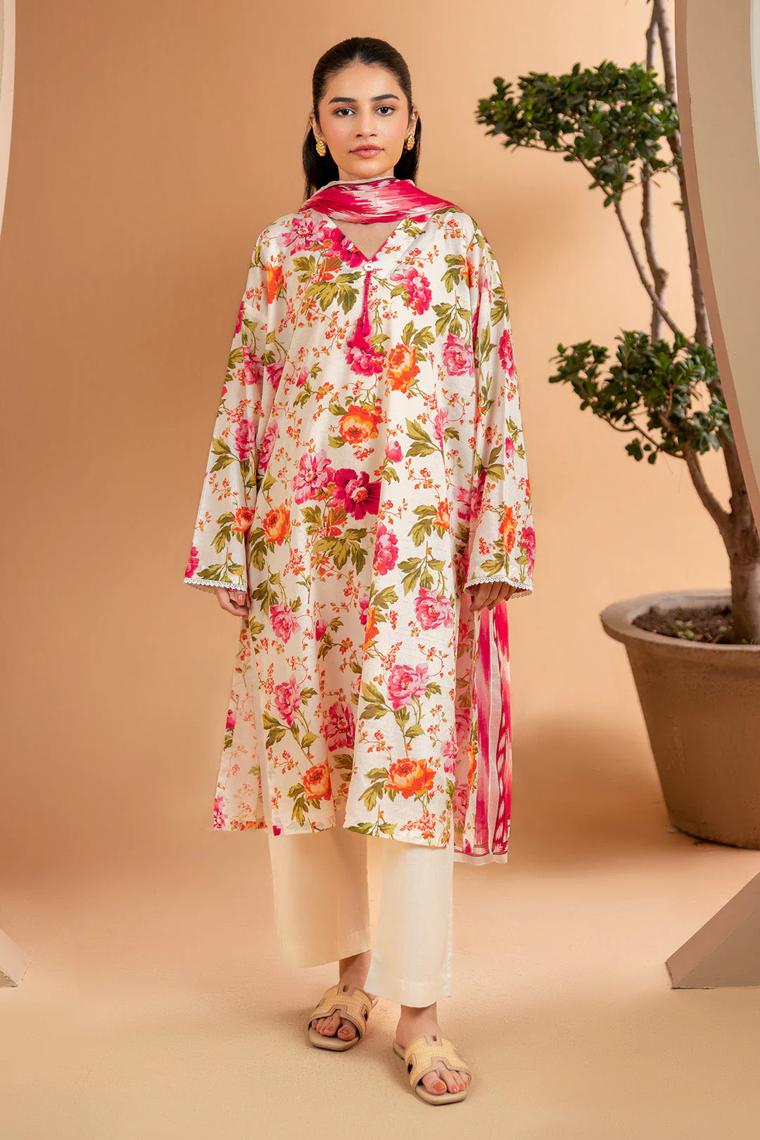 Zellbury Kurta Dupatta Trouser - 2181 Essential Summer Pret 2026