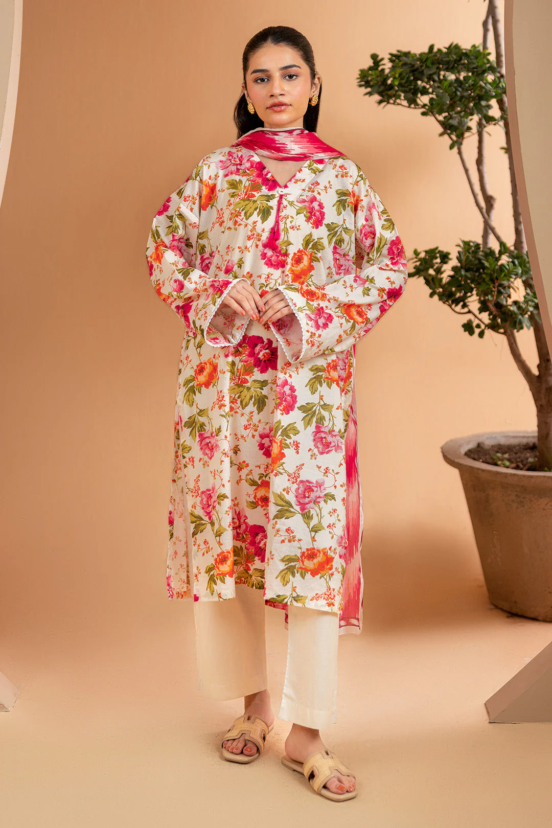 Zellbury Kurta Dupatta Trouser - 2181 Essential Summer Pret 2026 - Image 2
