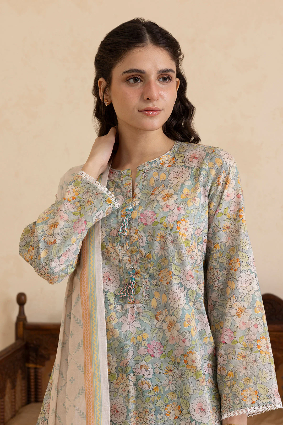 Zellbury Kurta Dupatta Trouser - 2184 Essential Summer Pret 2026 - Image 2
