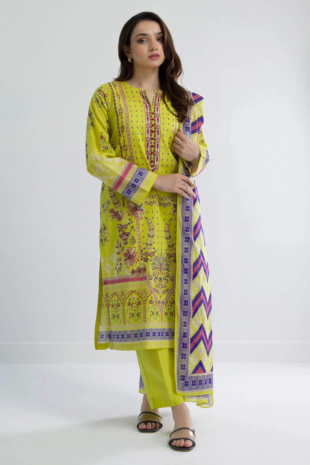 Zellbury Kurta Dupatta Trouser - 2306 Essential Summer Pret 2026