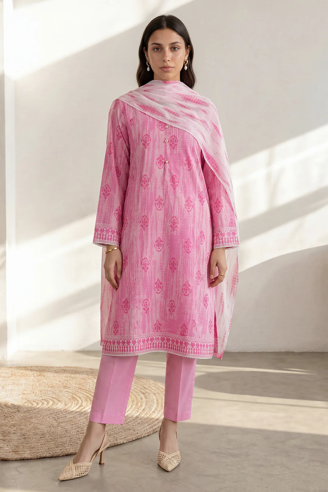 Zellbury Kurta Dupatta Trouser - 2472 Essential Summer Pret 2026
